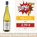 Nota de Cata - Riesling Scheurebe 2018